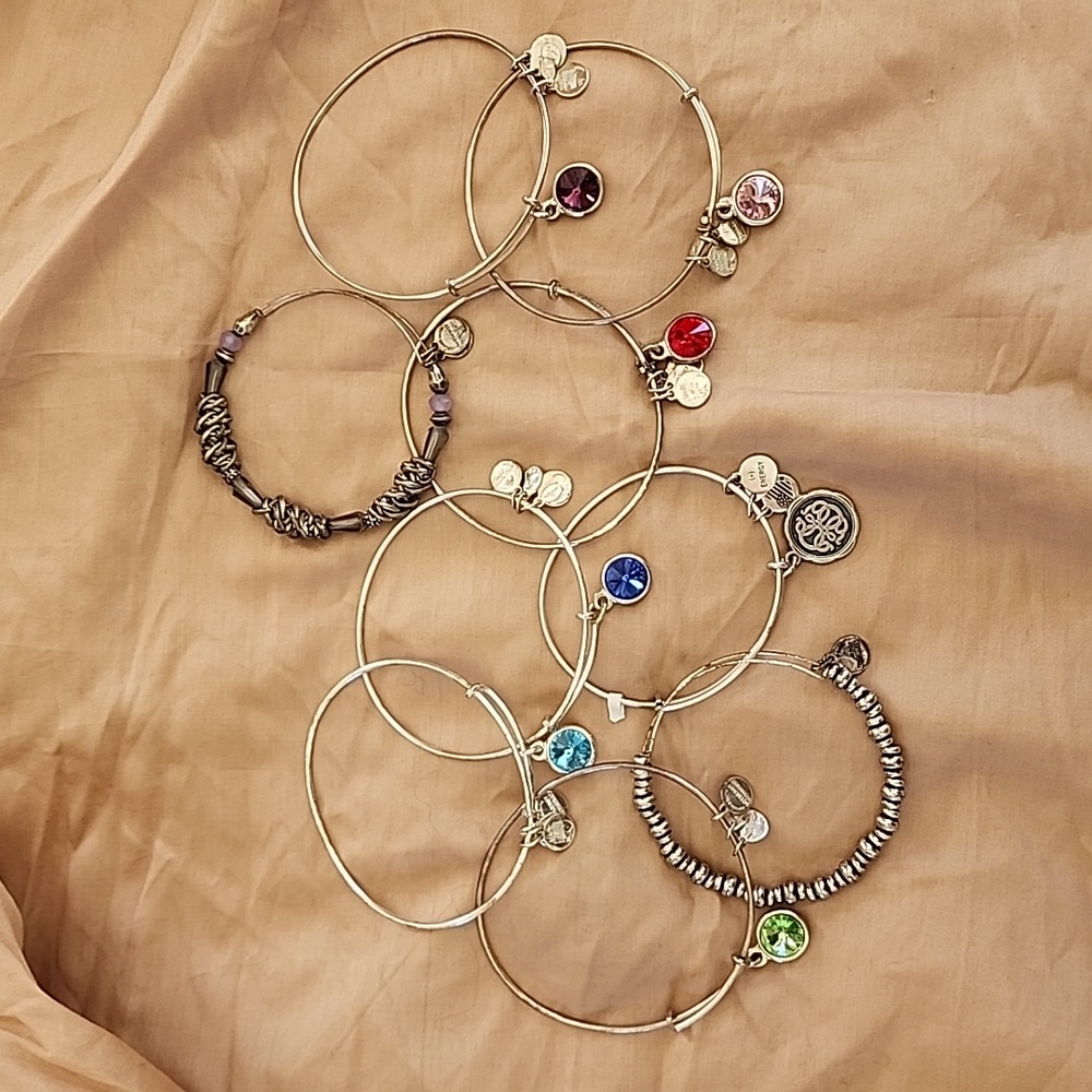 Alex and Ani Bracelet Lot of 9